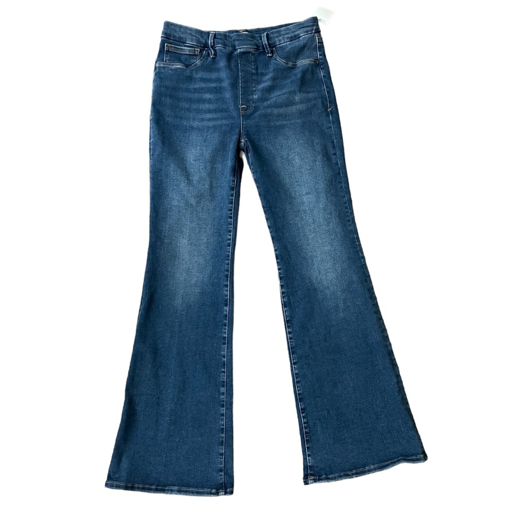 Good American Blue Flare Jeans